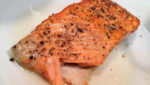 Wild sockeye salmon steak