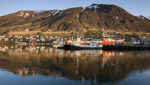 Siglufjordurr, small fishing town in a fjord with the same name in Iceland