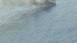 Australian authorities rescue crew of burning Japanese vessel