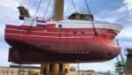 Quotter's new vessel, Polar UK-150, at Nauta shipyard