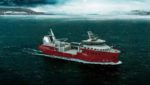 The world's first LNG Hybrid wellboat commissioned by Nordlaks. Photo: NSK Ship Design