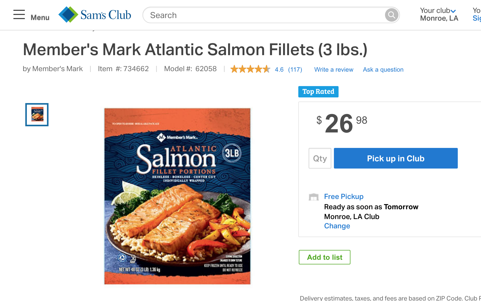 Sam's Club cuts out High Liner on up to $40m of frozen salmon after shrimp  shift - Undercurrent News