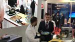 Fedor Kirsanov, general director of Russian Fishery Company, on the firm's stand, during the 2018 Global Fishery Forum and Seafood Expo in Saint Petersburg, Russia.