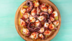 Grilled octopus chunks, also known as pulpo in Spain. Credit: Plateresca/Shutterstock.com