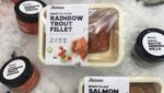 The new packaging range on display at Heimons stand at Brussels Seafood Expo Global 2019. Credit: Dan Gibson/Undercurrent News