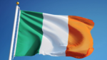 The Irish flag.